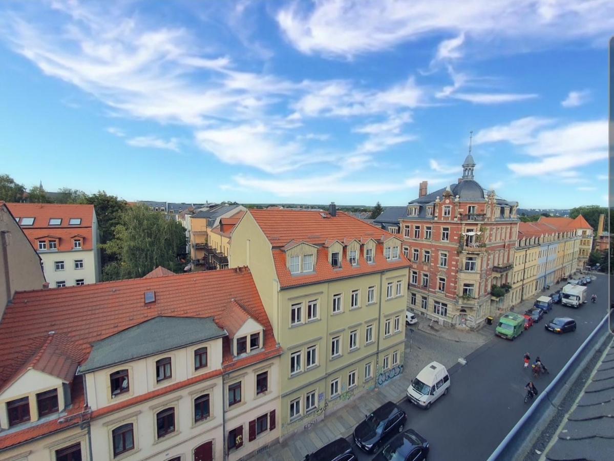 Neustadt-Aussicht - Grosse Wohnung Mit Balkon Drážďany Exteriér fotografie