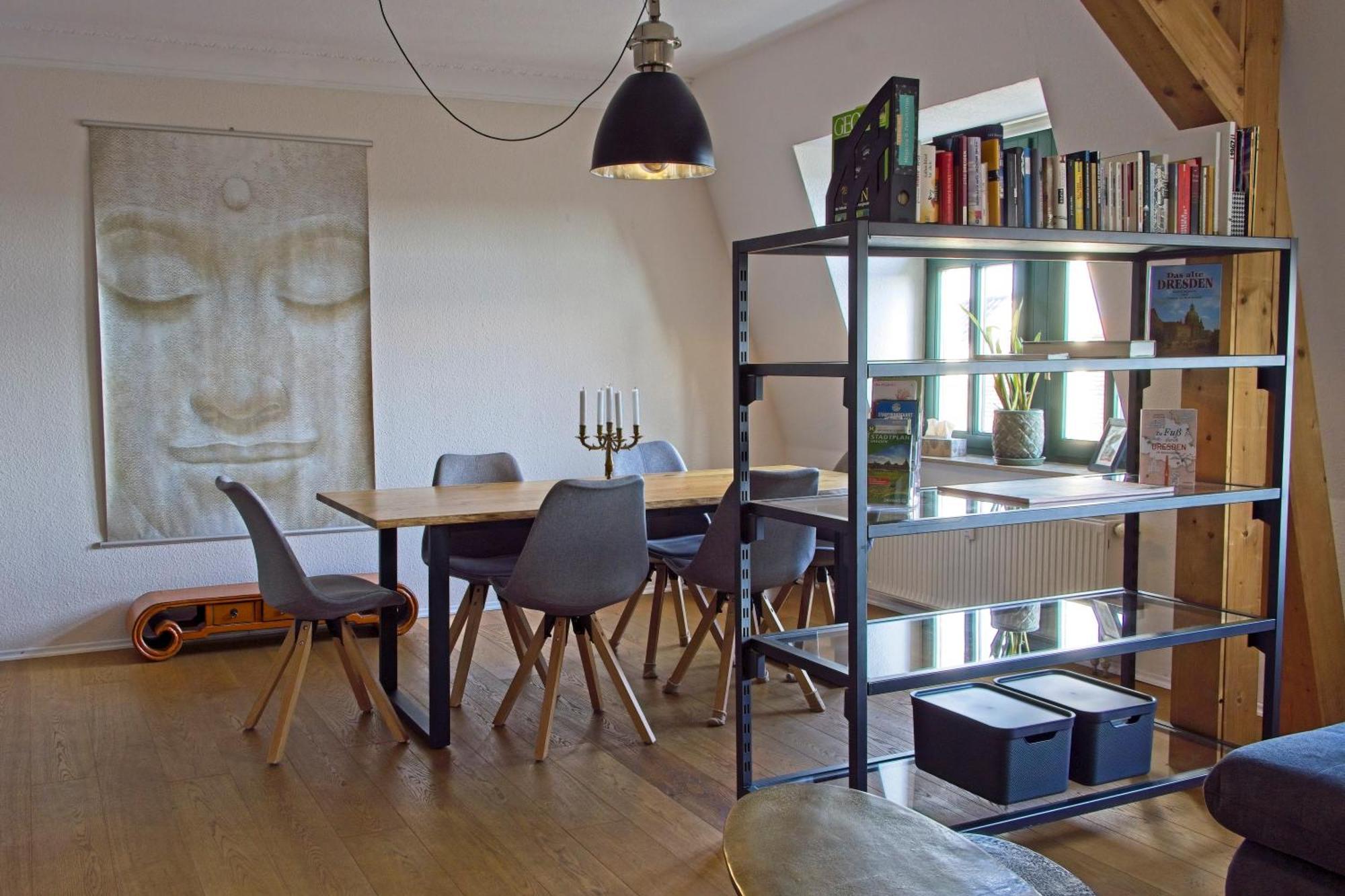 Neustadt-Aussicht - Grosse Wohnung Mit Balkon Drážďany Exteriér fotografie